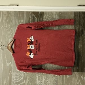 Disney medium 100% cotton long sleeve tee one of a kind Minnie mouse junior